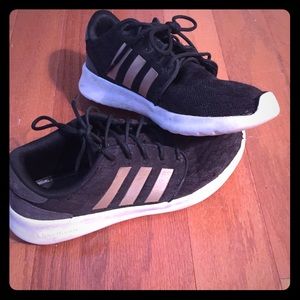 Black and gold Adidas
